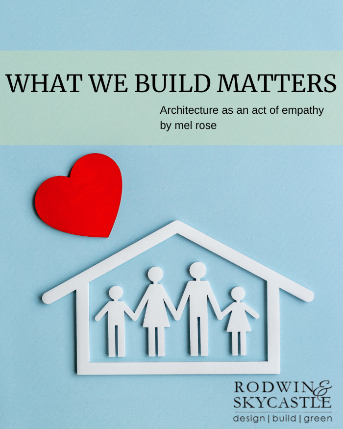 what we build matters